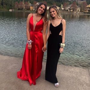black prom dress